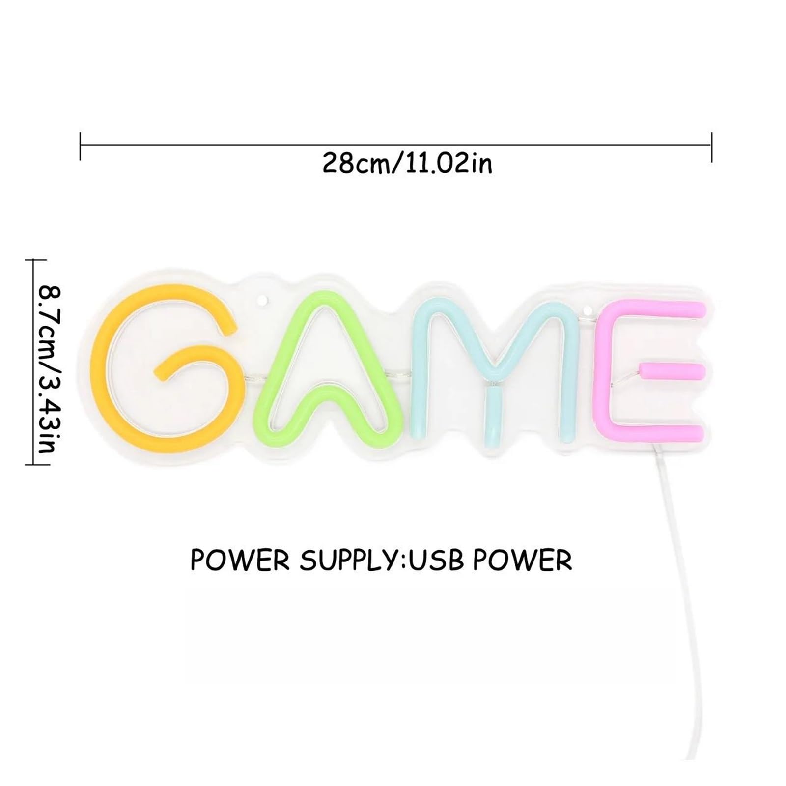 LED neon sign, colorful LED li – Arcade X Bewertung und Preis