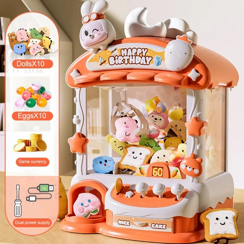 Cartoon Claw Game Machine Rabb – Coin Pusher Machine Bewertung und Preis