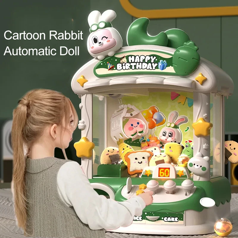 Cartoon Claw Game Machine Rabb – Coin Pusher Machine Bewertung und Preis