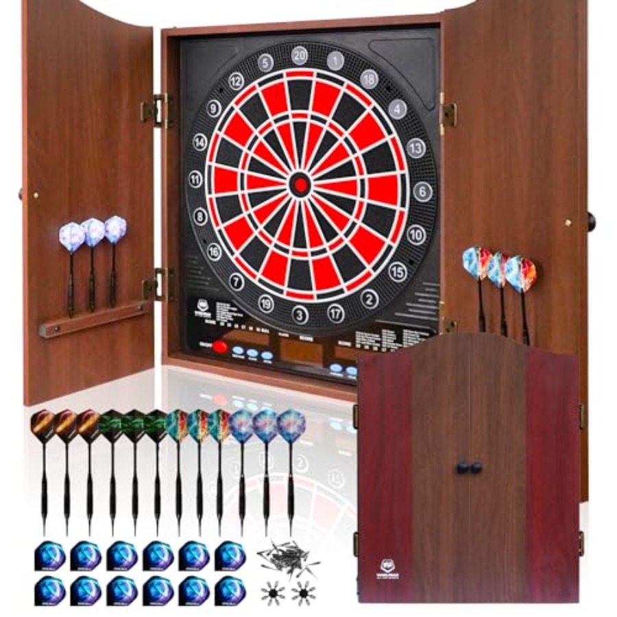 Electronic Dart Board LED Elec – Electronic Dartboard Cabinet Bewertung und Preis