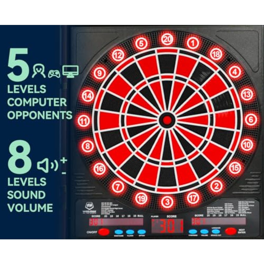 Electronic Dart Board LED Elec – Electronic Dartboard Cabinet Bewertung und Preis