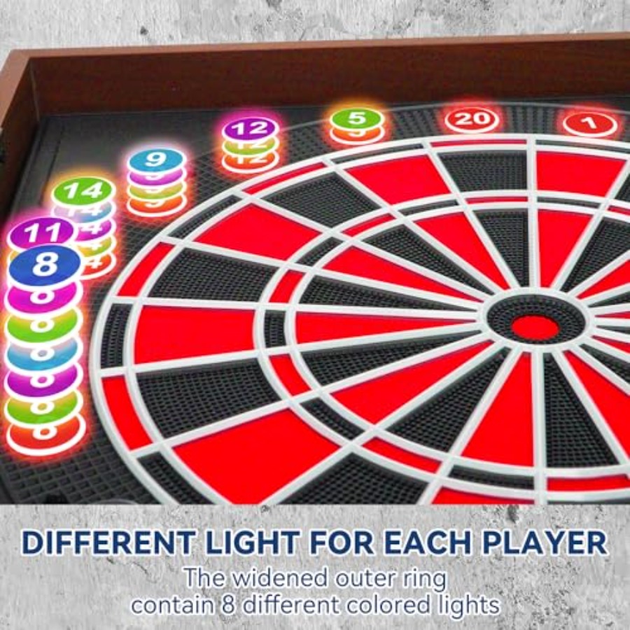 Electronic Dart Board LED Elec – Electronic Dartboard Cabinet Bewertung und Preis