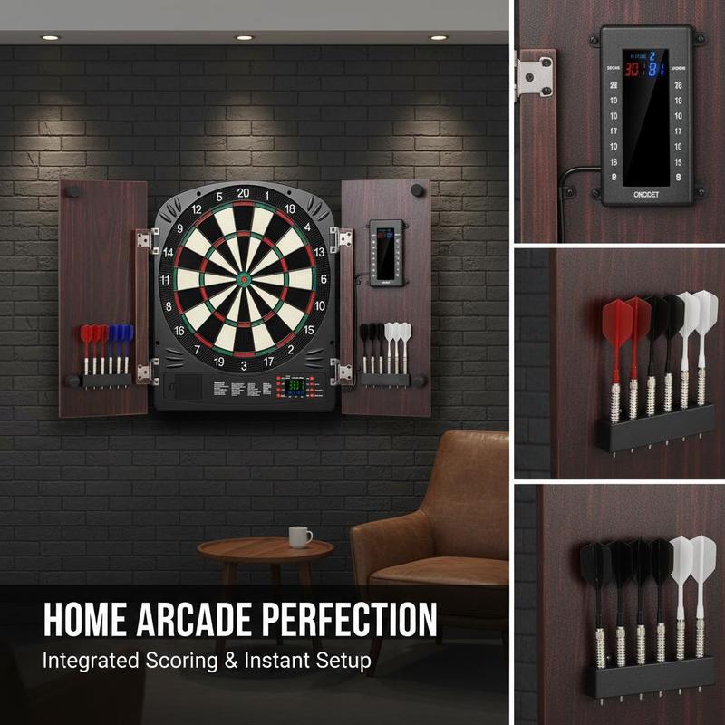 Dartboard and cabinet set Home – Electronic Dartboard Cabinet Bewertung und Preis
