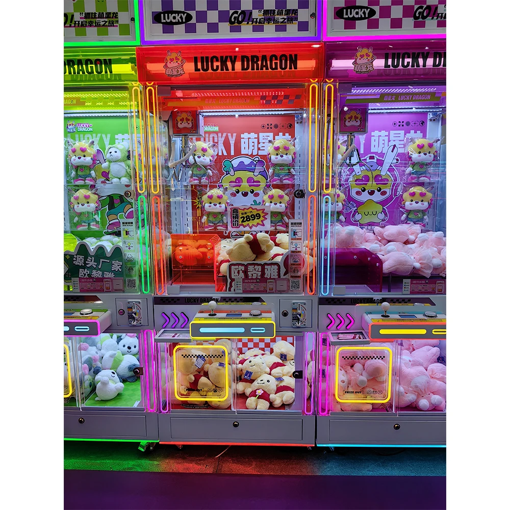 #New Colorful Claw Machine Luc – Arcade Prize Vending Machine Bewertung und Preis