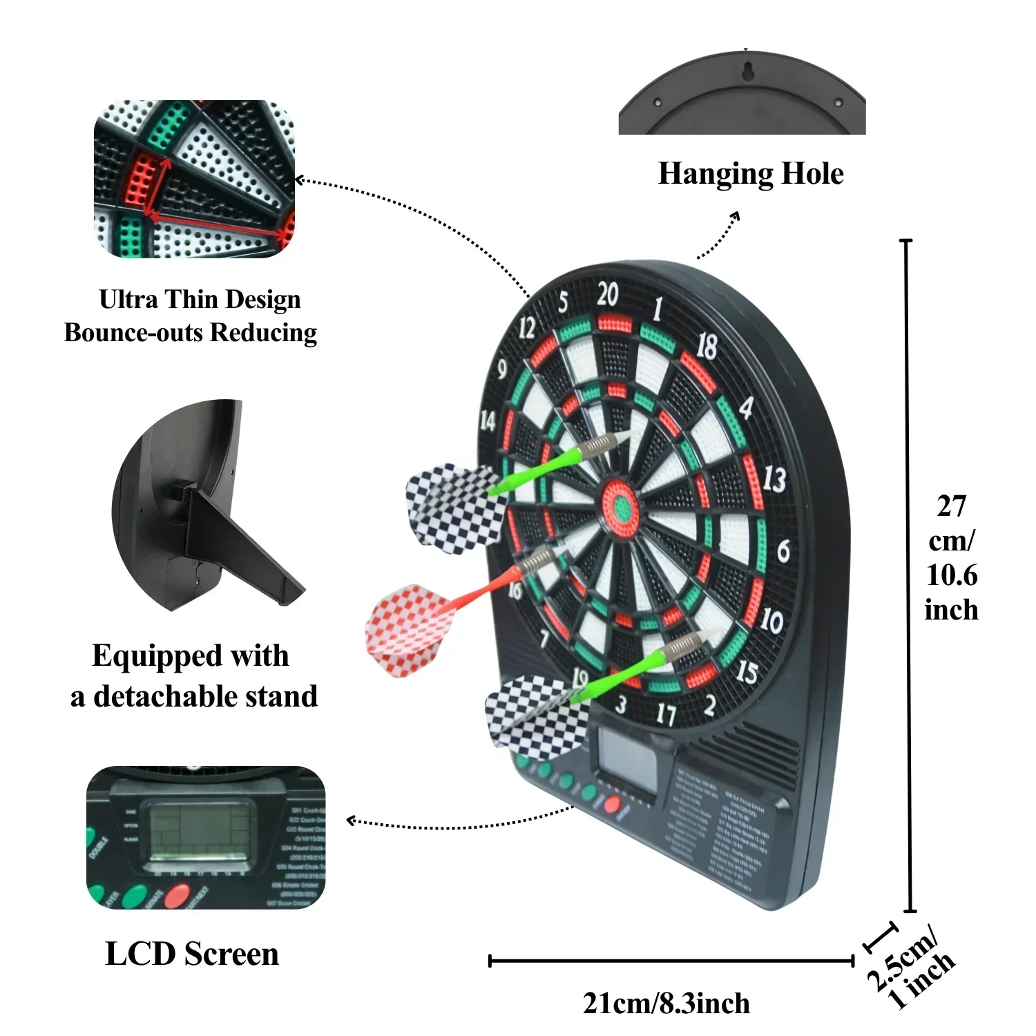 Portable Electronic Dartboard  – Electronic Dartboard Cabinet Bewertung und Preis