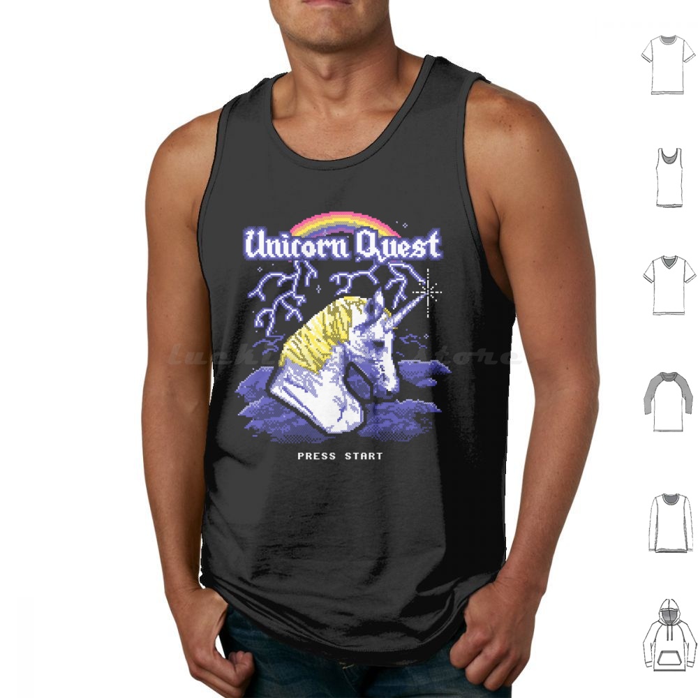 Unicorn Quest Tank Tops Vest S – Arcade Quest Bewertung und Preis