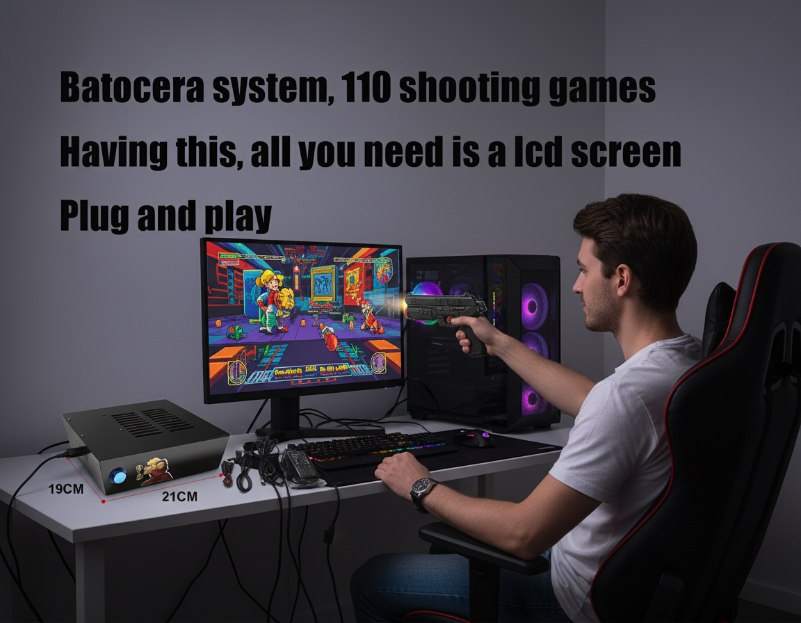 Batocera Game System With Dual – Gun Shooting Arcade Bewertung und Preis
