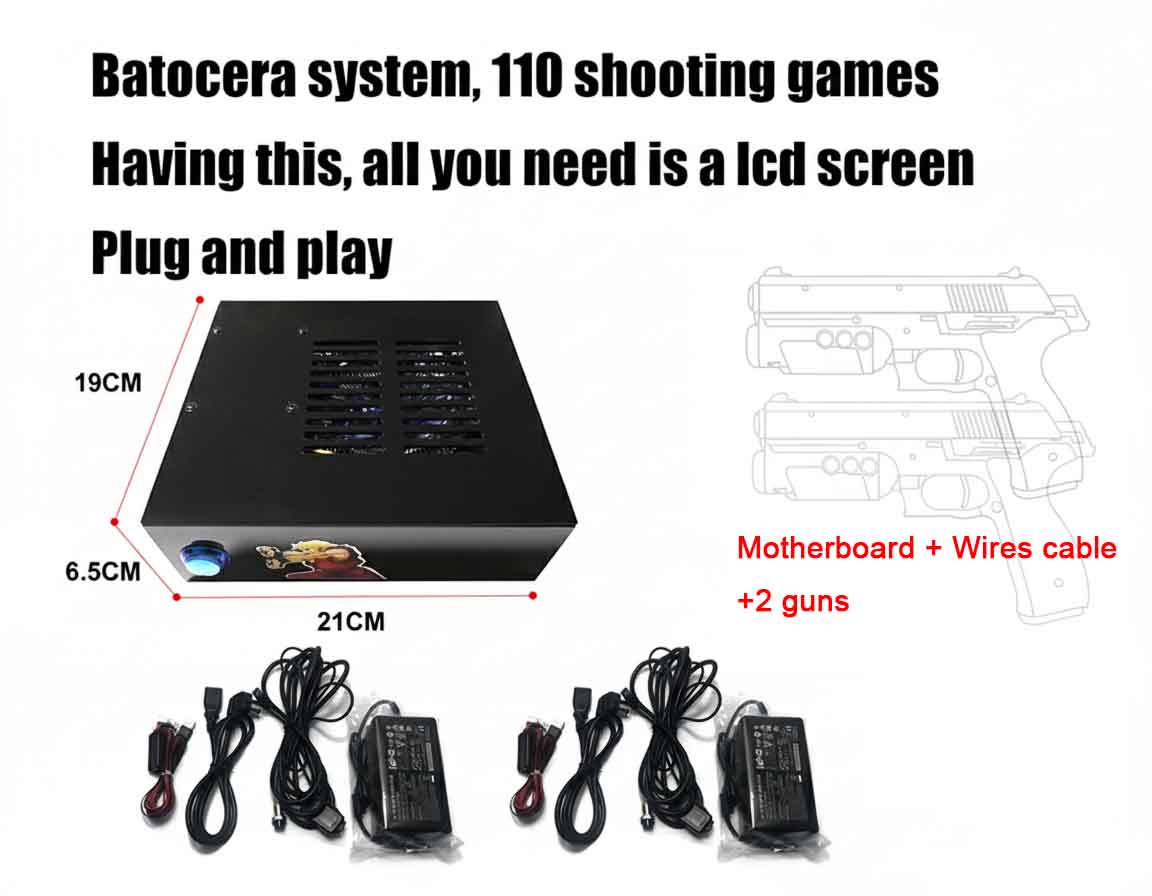 Batocera Game System With Dual – Gun Shooting Arcade Bewertung und Preis