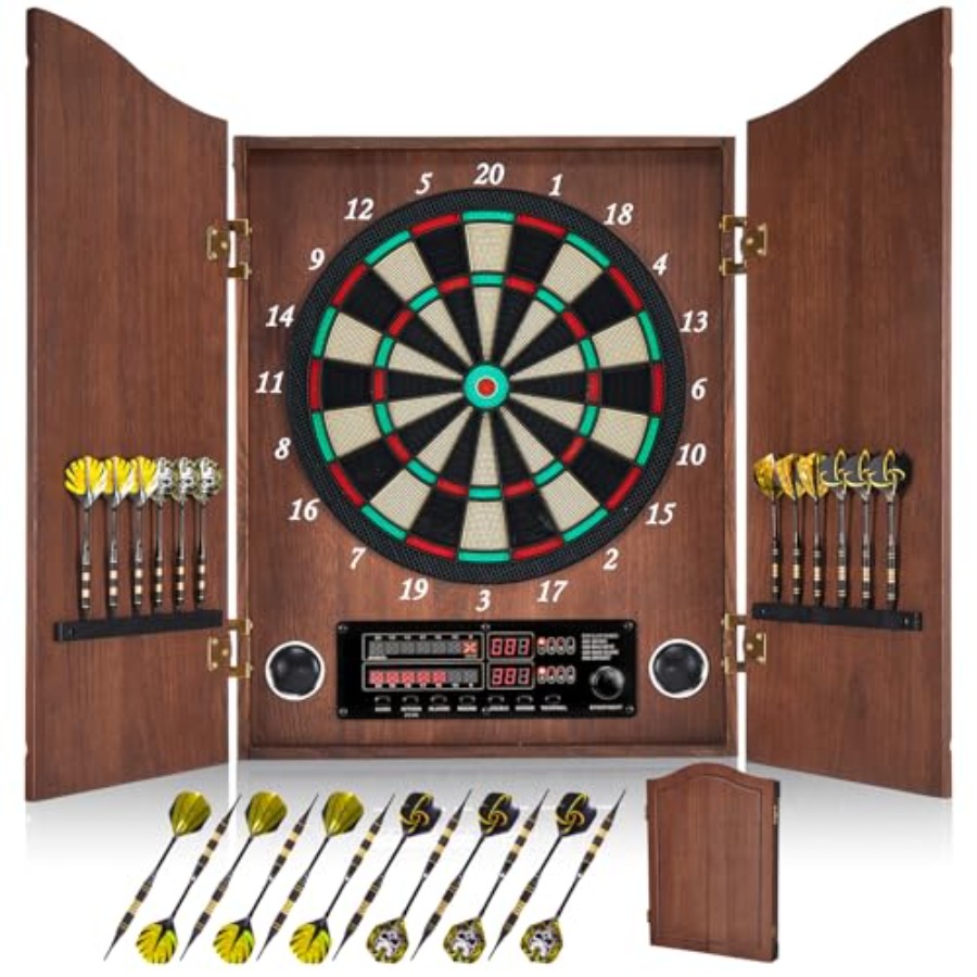 Electronic Dart Board, Decorat – Electronic Dartboard Cabinet Bewertung und Preis