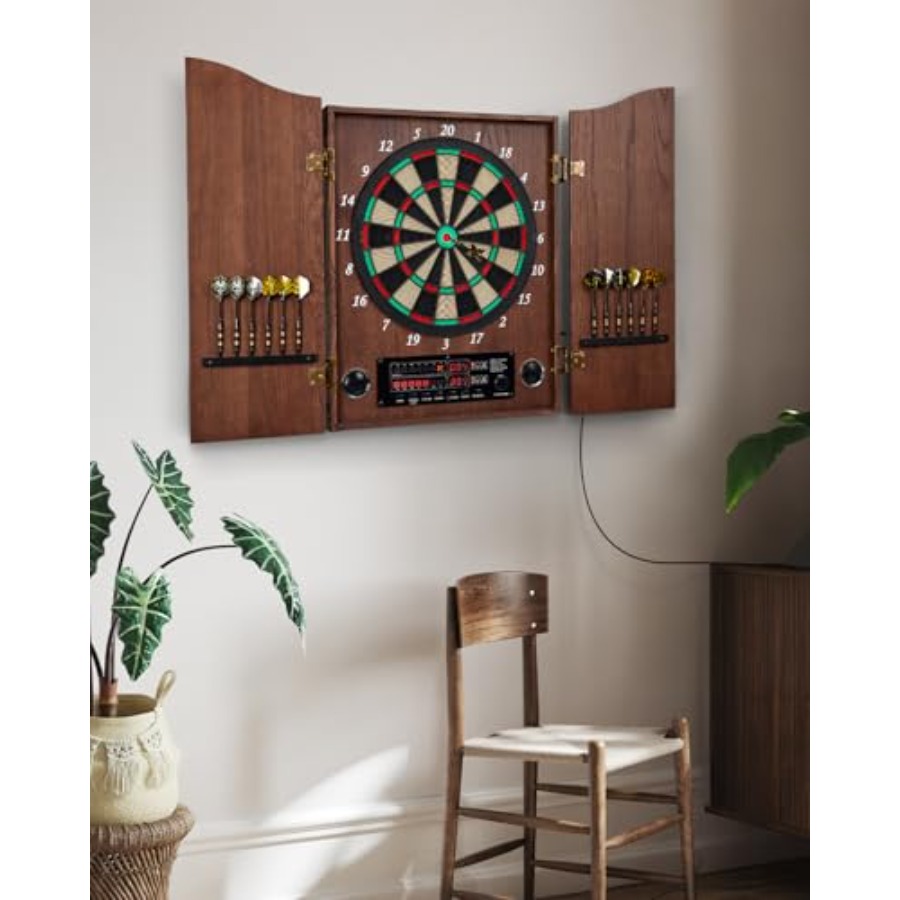 Electronic Dart Board, Decorat – Electronic Dartboard Cabinet Bewertung und Preis