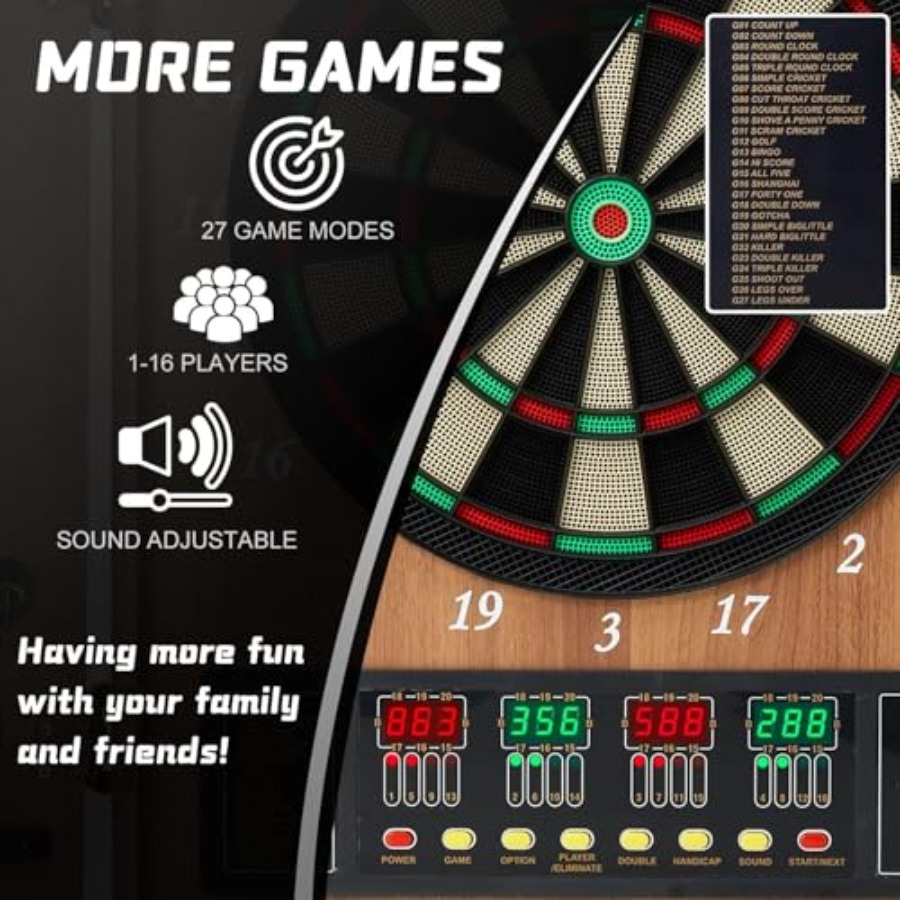 Electronic Dart Board Cabinet  – Electronic Dartboard Cabinet Bewertung und Preis