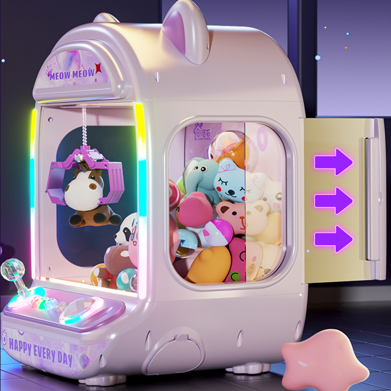 DIY Purple Automatic Doll Mach – Coin Pusher Machine Bewertung und Preis